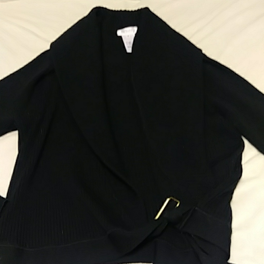 Thick chunky black sweater very heavy nice quality
